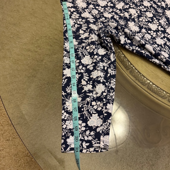 Lands' End Women's Plus Size 100% Cotton Long Sleeve Midcalf Nightgown 1XL/16-18 - Picture 5 of 11